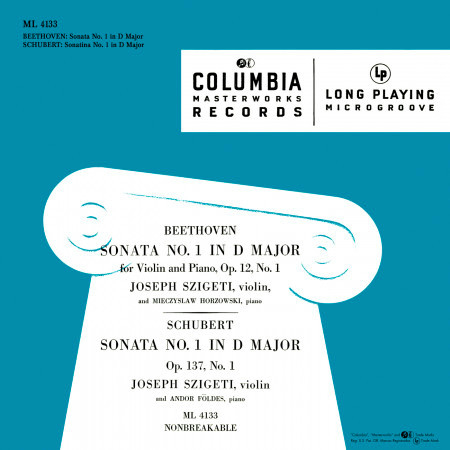 Beethoven: Violin Sonatas No. 1, Op. 12/1 & No. 7, Op. 30/2 - Schubert: Sonatina, D. 384 & Piano Sonata No. 17, D. 850