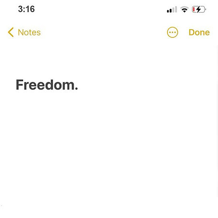 Freedom. 專輯封面