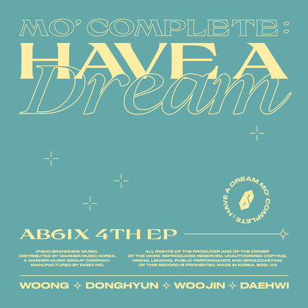 MO' COMPLETE: HAVE A DREAM 專輯封面