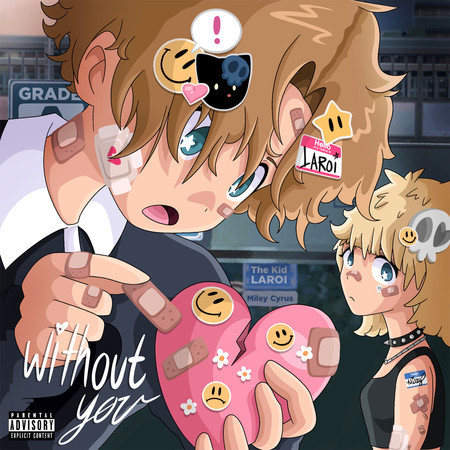 WITHOUT YOU (Miley Cyrus Remix) 專輯封面