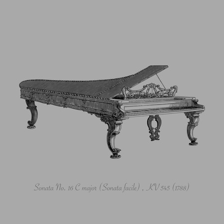 Mozart：Sonata No. 16 C major (Sonata facile) , KV 545 專輯封面