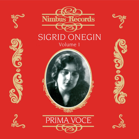 Sigrid Onegin Vol. 1 專輯封面