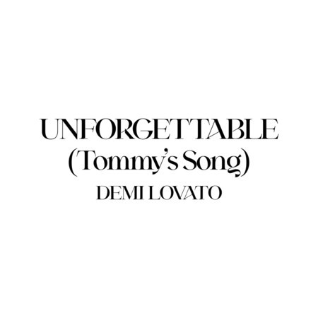 Unforgettable (Tommy’s Song) 專輯封面