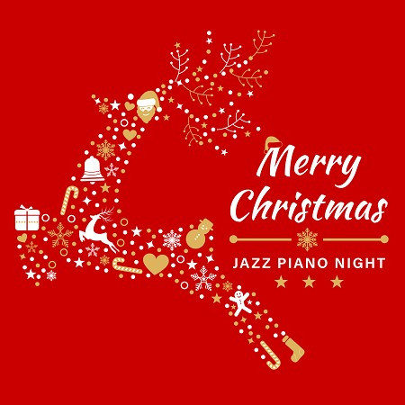 聖誕節鋼琴曲．平安夜爵士輕音樂 (Christmas Jazz Piano in Silent Night) 專輯封面