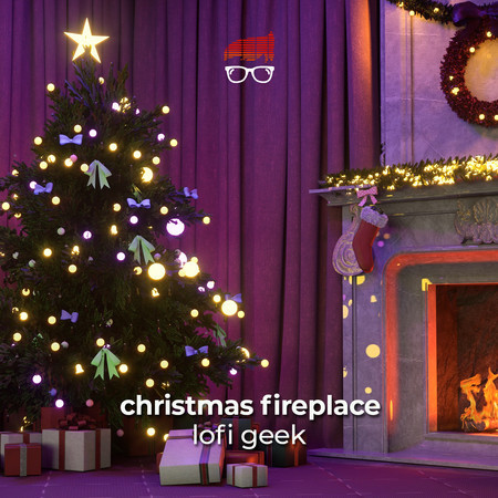Christmas Fireplace (Lofi Christmas Music)