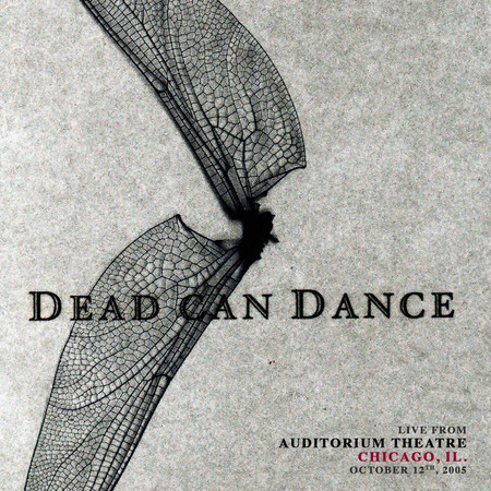 Live from Auditorium Theatre, Chicago, IL. October 12th, 2005