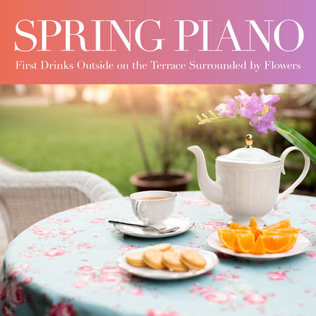 Spring Piano - First Drinks Outside on the Terrace Surrounded by Flowers