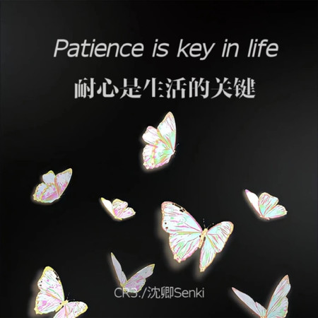 Patience is key in life