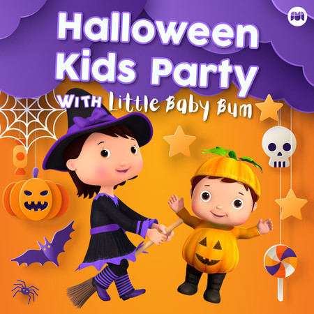 Halloween Kids Party With Little Baby Bum