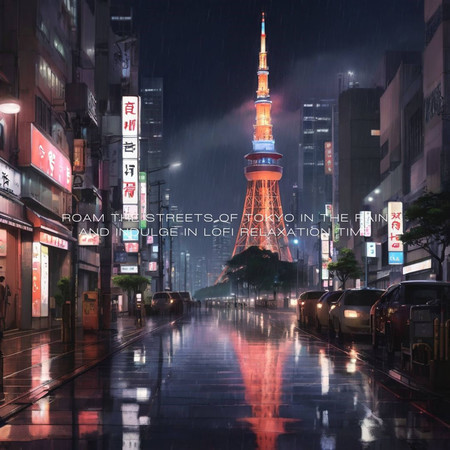 雨中漫遊東京街頭 沉浸Lofi放鬆時光