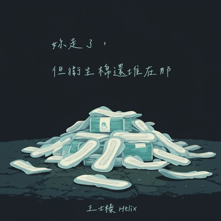 妳走了，但衛生棉還堆在那