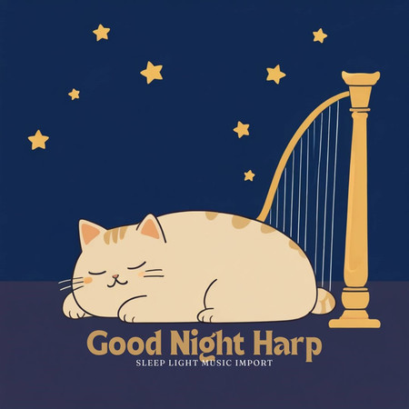 晚安豎琴 睡眠輕音樂導入