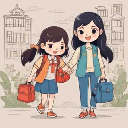 小涵涵走西口小粥粥泪满流