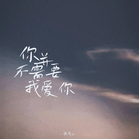 你並不需要我愛你