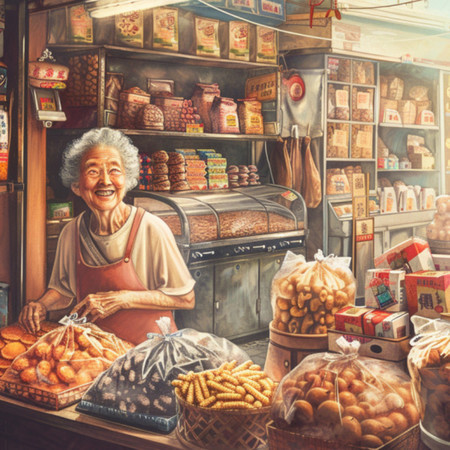 雜貨店的老奶奶