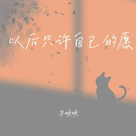以后只许自己的愿