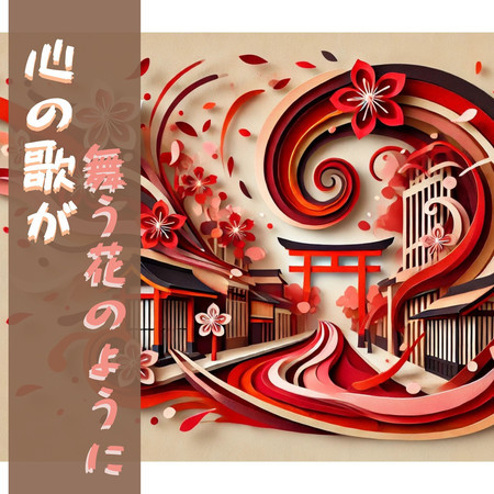 心の歌が舞う花のように