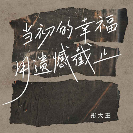 當初的幸福用遺憾截止