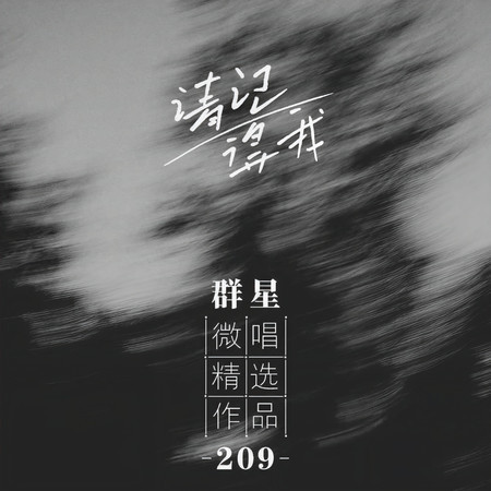 微唱精選作品209-請記得我