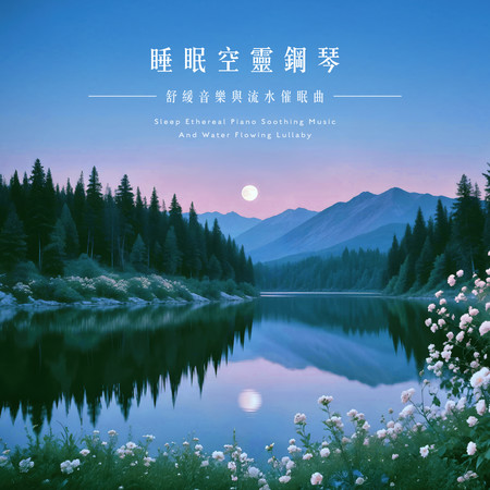 睡眠空靈鋼琴 舒緩音樂與流水催眠曲 (Sleep Ethereal Piano Soothing Music And Water Flowing Lullaby)