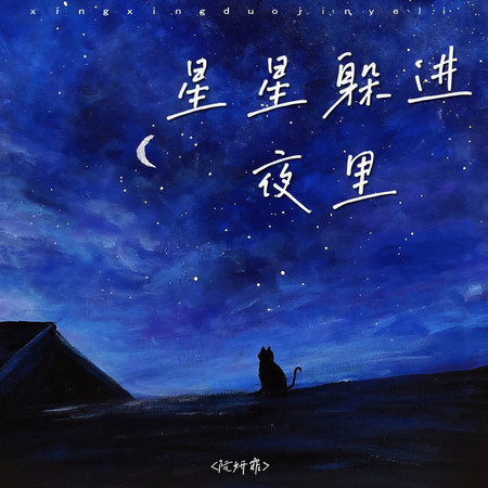星星躲進夜裏