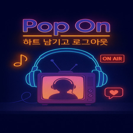 하트 남기고 로그아웃