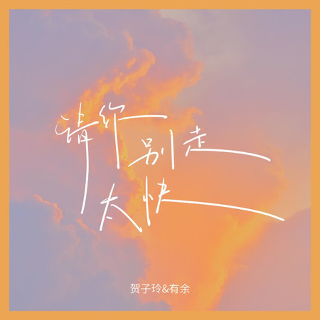 請你別走太快