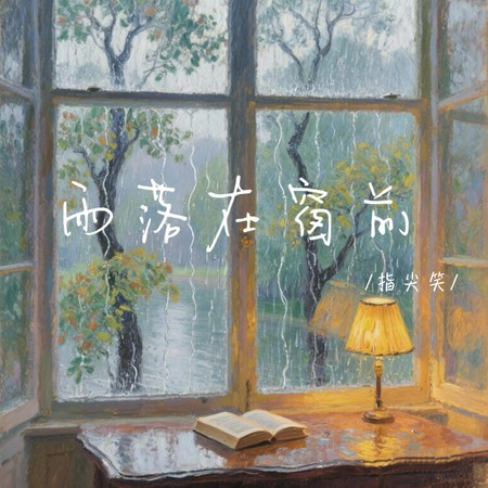 雨落在窗前