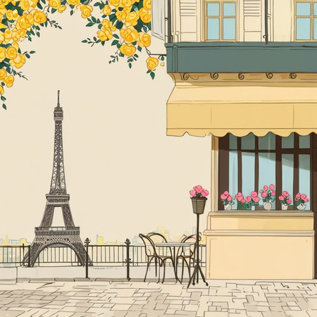 巴黎手風琴 左岸咖啡館