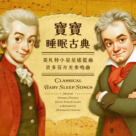 寶寶睡眠古典 莫札特小星星搖籃曲 貝多芬月光奏鳴曲 (Classical Baby Sleep Songs: Mozart Twinkle Twinkle Little Star Lullaby & Beethoven Moonlight Sonata)