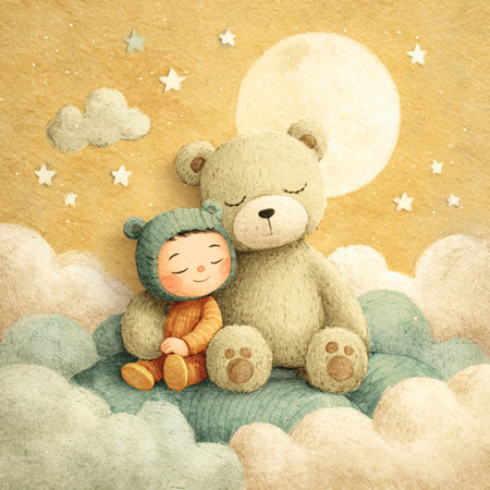 Harp Lullaby for Baby : Friend Teddy