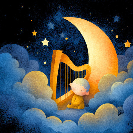 Harp Lullaby for Baby : Cloudy Adventures
