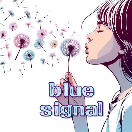 blue signal