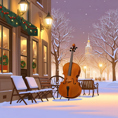 聖誕節睡眠大提琴 溫暖平安夜