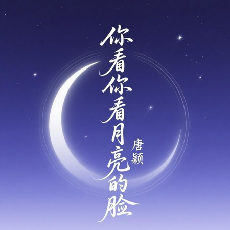 你看你看月亮的臉