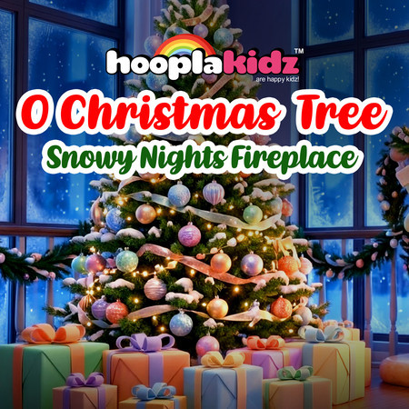 O Christmas Tree Snowy Nights Fireplace