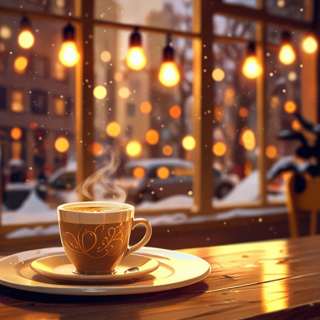 冬季爵士樂號角 咖啡旅行