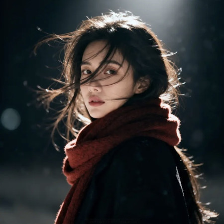 冬天的雪紛紛飄落