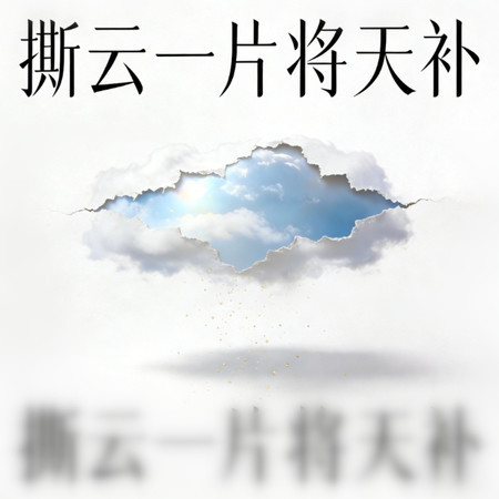 撕雲一片將天補