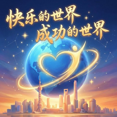 快樂的世界成功的世界