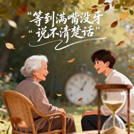 等到滿嘴沒牙說不清楚話