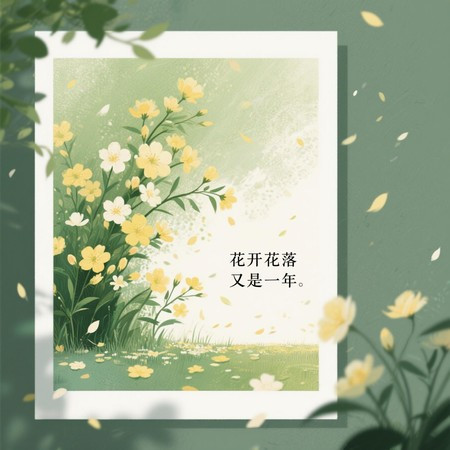 花開花落又是一年