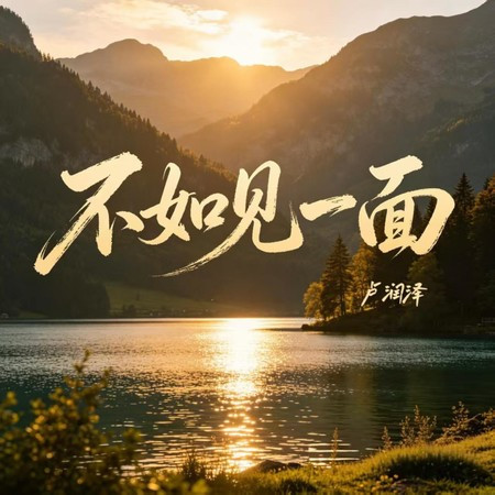 不如見一面