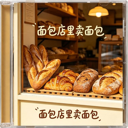 面包店裡賣面包
