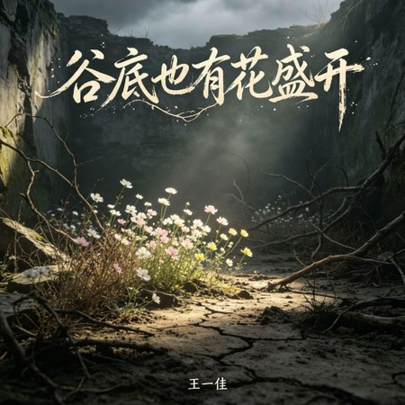 谷底也有花盛開