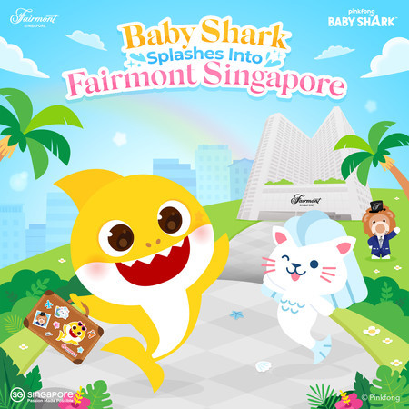 Baby Shark Splashes Into Fairmont Singapore!