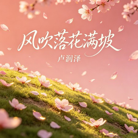 風吹落花滿坡