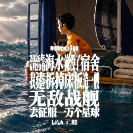 2026年6月20日海水淹沒了宿舍我決定拆掉床板造一艘無敵戰艦去徵服一萬個星球（嗶哩嗶哩2026畢業歌）
