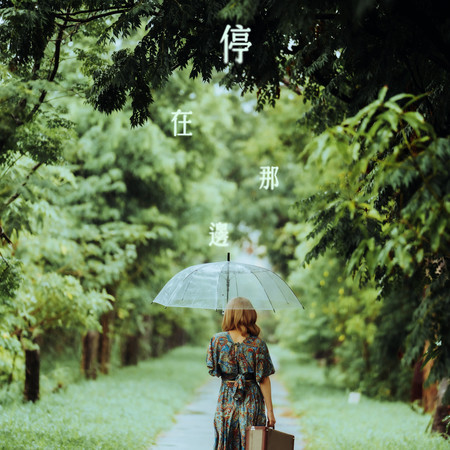 停在那邊