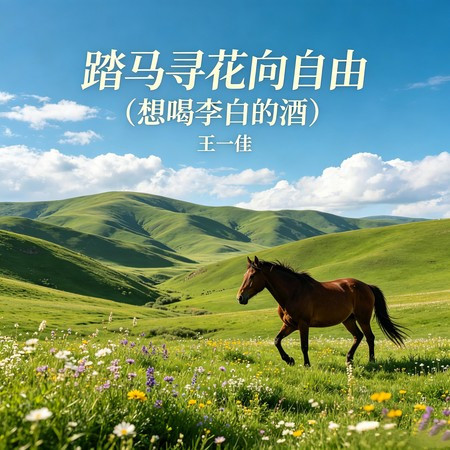 踏馬尋花向自由（想喝李白的酒）